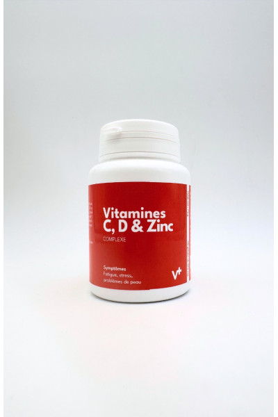 Complexe Vitamines C, D, Zinc - Boostez votre immunité et énergie