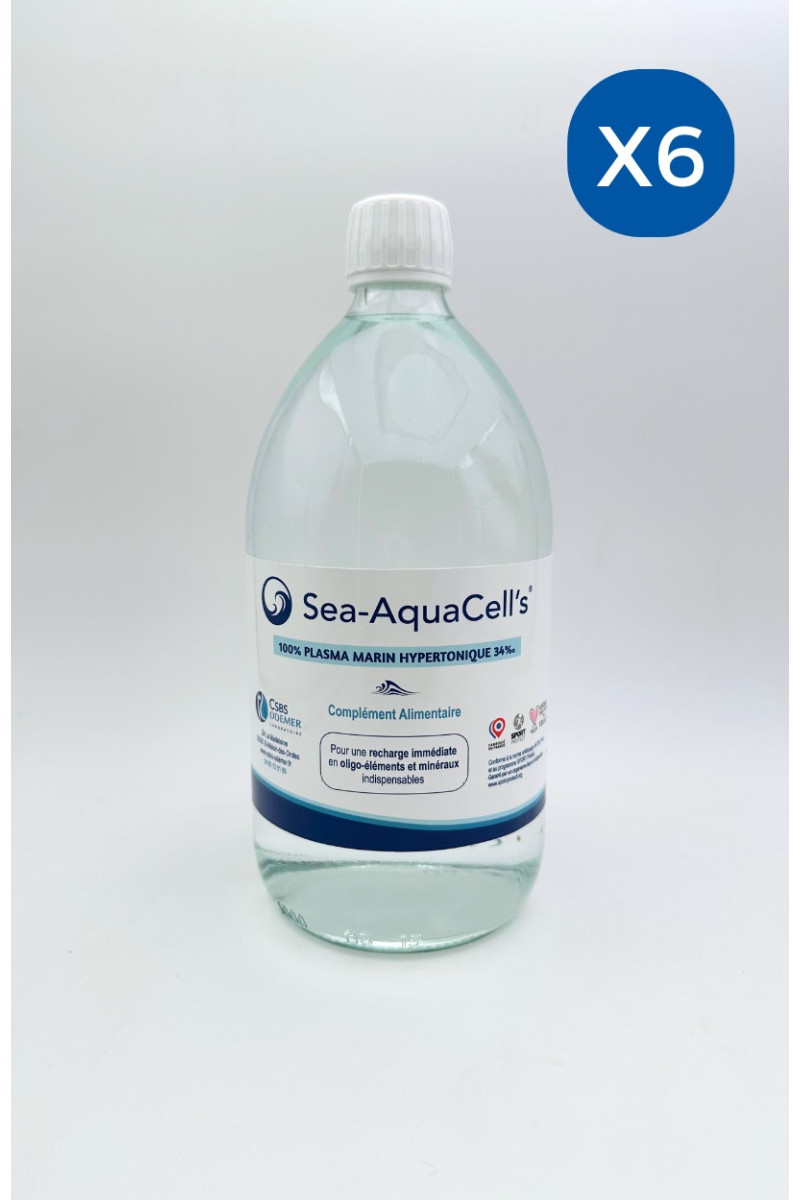 Plasma marin Hypertonique 1L - Pack de 6