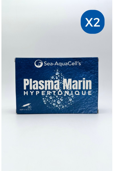 Plasma marin Hypertonique Ampoules 10mL - Pack de 2